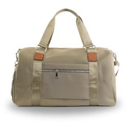 Torba podróżna weekendowa Solier FB51 Rimma khaki. Brązowe torby podróżne Solier, bez wzorów, z materiału, na ramię, duże. Za 219.00 zł.