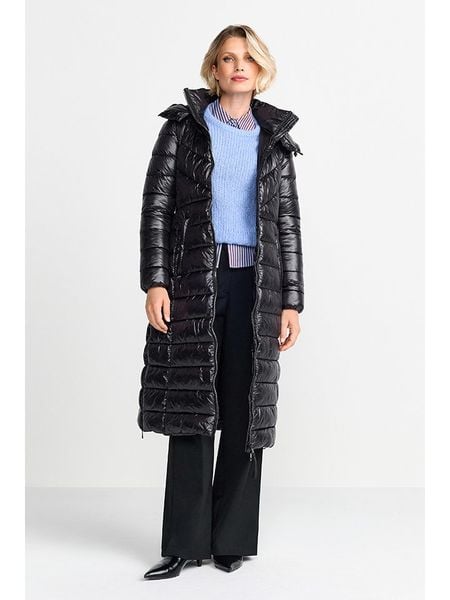 Rich & Royal Płaszcz pikowany w kolorze czarnym rozmiar: 40. Czarne płaszcze Rich & Royal, bez wzorów, bez kaptura. Za 561.95 zł.