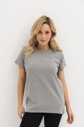T-SHIRT LILY SZARY S - Flawless. Szare t-shirty Flawless, s, bez wzorów, z bawełny, sportowe, bez kołnierzyka, bez ramiączek. Za 45.00 zł.