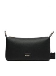 HUGO Torebka 50557850 Czarny. Czarne listonoszki Hugo, bez wzorów, ze skóry, bez dodatków. Za 699.99 zł.