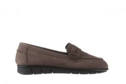 Półbuty Bayla-196 168201 D86 196012, Szary, Skóra naturalna - 38. Szare półbuty wsuwane Bayla, bez wzorów, ze skóry, klasyczne, bez obcasa. W wyprzedaży za 134.10 zł.