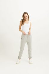 LEKKIE SPODNIE LOLA SZARE XL - Flawless. Szare spodnie dresowe Flawless, bez wzorów, z bawełny. Za 224.00 zł.