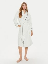 Tommy Hilfiger Szlafrok UW0UW05561 Biały. Białe szlafroki damskie Tommy Hilfiger, m, bez wzorów, z syntetyku, bez ramiączek. Za 319.99 zł.