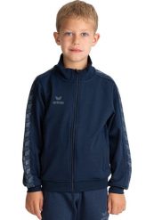 Kurtka dresowa Erima Essential Team Multicolor Junior. Niebieskie kurtki Erima, s, bez wzorów, z dresówki, klasyczne, bez kaptura. Za 301.99 zł.