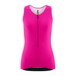 Damski tank top Mavic Aksium. Czerwone topy MAVIC, l, bez wzorów, sportowe, bez kołnierzyka, bez ramiączek. Za 402.50 zł.