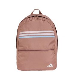 Plecak Classic Back-to-School Stripes. Niebieskie plecaki adidas, bez wzorów, z materiału, bez dodatków. W wyprzedaży za 111.20 zł.