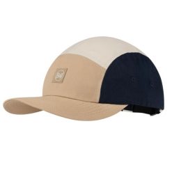 Czapka z daszkiem dla dorosłych 5 Panel Venture Cap. Żółte czapki z daszkiem Buff, bez wzorów, z bawełny, sportowe. Za 169.99 zł.