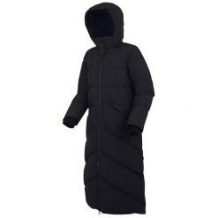 Płaszcz damski zimowy ocieplany Ujeane. Czarne płaszcze Regatta, na zimę, bez wzorów, z materiału, eleganckie, z kapturem. Za 389.99 zł.