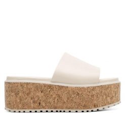 Klapki Lasocki. Brązowe klapki Lasocki, bez wzorów, bez obcasa, bez zapięcia. Za 249.99 zł.