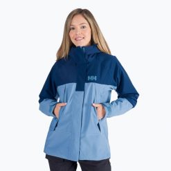 Kurtka zimowa damska Helly Hansen Banff Insulated. Niebieskie kurtki Helly Hansen, na zimę, xs, bez wzorów, casualowe, bez kaptura. Za 429.99 zł.