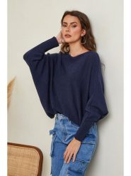 Joséfine Sweter "Hajos" w kolorze granatowym rozmiar: XL. Niebieskie swetry Joséfine, xl, bez wzorów, z kaszmiru, bez ramiączek. Za 152.99 zł.