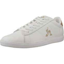 Buty LE COQ SPORTIF COURTSET 2 Biały. Białe buty trekkingowe Le Coq Sportif, bez wzorów, bez zapięcia, trekkingowe. Za 296.99 zł.