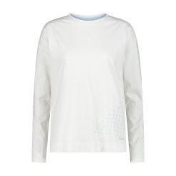 Bluza damska CMP. Białe bluzy CMP, l, bez wzorów, z materiału, bez ramiączek, bez kaptura. Za 214.80 zł.