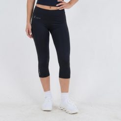 Leggings Legea Legginsy 3/4 Laia Damskie. Czarne legginsy LEGEA, bez wzorów, z materiału, sportowe. Za 63.90 zł.