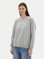 Tommy Hilfiger Bluza WW0WW44633 Szary Regular Fit. Szare bluzy Tommy Hilfiger, xl, bez wzorów, z bawełny, bez ramiączek, bez kaptura. Za 309.99 zł.