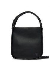 Calvin Klein Jeans Torebka K60K612249 Czarny. Czarne torebki klasyczne Calvin Klein Jeans, bez wzorów, z jeansu, bez dodatków. Za 219.99 zł.