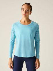 Dare 2b Koszulka funkcyjna "Nimble" w kolorze turkusowym rozmiar: 44. Niebieskie t-shirty sportowe Dare 2b, bez wzorów, z materiału, bez ramiączek, outdoorowe. Za 70.24 zł.