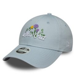 Czapka z daszkiem New Era. Niebieskie czapki z daszkiem New Era, bez wzorów. Za 129.99 zł.