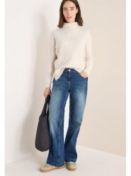 Cecil Golf w kolorze kremowym rozmiar: XS. Brązowe swetry Cecil, xs, bez wzorów, bez ramiączek. Za 143.56 zł.