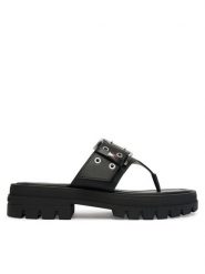 Tommy Jeans Japonki Tjw Buckle Sandal EN0EN02948 Czarny. Czarne japonki Tommy Jeans, bez wzorów, z jeansu. Za 359.99 zł.