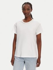 Liu Jo T-Shirt WA5148 J4893 Biały Regular Fit. Białe t-shirty Liu Jo, m, bez wzorów, z bawełny, bez kołnierzyka, bez ramiączek. Za 399.99 zł.
