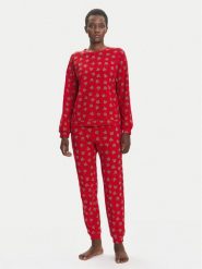 United Colors Of Benetton Piżama 38DK3P03L Czerwony Regular Fit. Czerwone piżamy United Colors Of Benetton, l, bez wzorów, z bawełny, bez kołnierzyka, bez ramiączek. Za 259.99 zł.