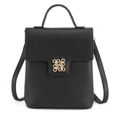 Plecak Nine West. Czarne plecaki Nine West, bez wzorów, bez dodatków. Za 229.99 zł.
