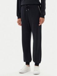 EA7 Emporio Armani Spodnie dresowe 7W000143 AF12643 UC001 Czarny Loose Fit. Czarne spodnie dresowe EA7 Emporio Armani, bez wzorów, z dresówki. Za 459.99 zł.