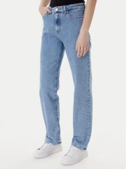 Tommy Jeans Jeansy Kira DW0DW22426 Niebieski Straight Fit. Niebieskie jeansy Tommy Jeans, bez wzorów, z bawełny. Za 409.99 zł.