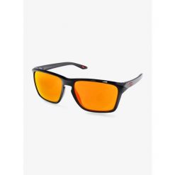 Okulary przeciwsłoneczne Oakley Sylas - black ink/prizm ruby. Czarne okulary przeciwsłoneczne Oakley, bez wzorów. Za 633.99 zł.