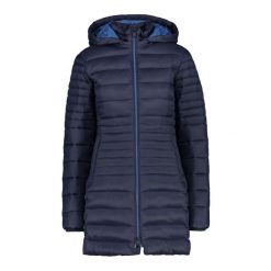 Parka damska z kapturem CMP Snaps. Niebieskie płaszcze CMP, m, bez wzorów, z poliamidu, z kapturem. Za 501.00 zł.