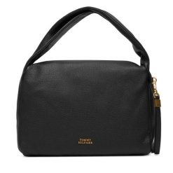 Torebka Tommy Hilfiger. Czarne torebki klasyczne Tommy Hilfiger, bez wzorów, klasyczne, bez dodatków. Za 849.99 zł.