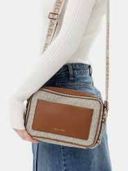 Michael Kors Torebka 32R5G5VC9B Kremowy. Białe listonoszki Michael Kors, bez wzorów, ze skóry, bez dodatków. Za 704.99 zł.