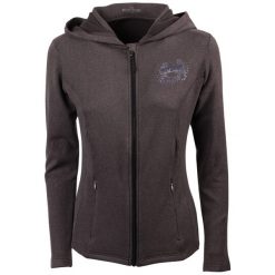 Bluza damska z kapturem Harry's Horse Trendy Ivy. Szare bluzy HARRYS HORSE, s, bez wzorów, sportowe, bez ramiączek, z kapturem. W wyprzedaży za 151.70 zł.