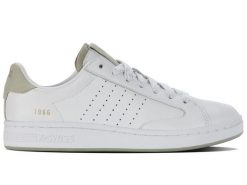 Buty sportowe LOZAN KLUB LTH (97263-907-M). Białe buty treningowe K-SWISS, bez wzorów, bez zapięcia, na fitness i siłownię. Za 189.00 zł.
