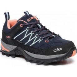 Buty trekkingowe damskie CMP Rigel Low niebieskie. Czarne buty trekkingowe CMP, bez zapięcia. W wyprzedaży za 359.99 zł.