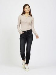 Gang Dżinsy - Skinny fit - w kolorze czarnym rozmiar: W27. Czarne jeansy Gang, z aplikacjami, klasyczne. Za 303.06 zł.