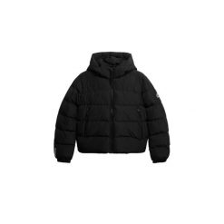 Sweter damski Superdry Sports. Czarne swetry Superdry, bez wzorów, z puchu, bez ramiączek. W wyprzedaży za 477.00 zł.