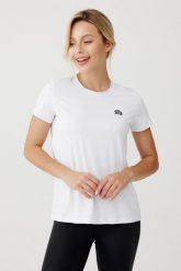 Damska koszulka sportowa Rough Radical FUN. Brązowe t-shirty sportowe ROUGH RADICAL, l, bez wzorów, z elastanu, bez ramiączek, na fitness i siłownię. Za 79.20 zł.