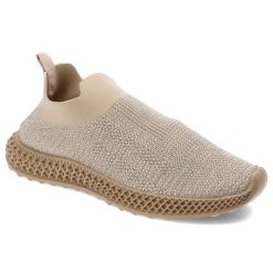 Beżowe Półbuty S.Barski Sportowe Modne Obuwie Damskie. Brązowe buty sportowe lifestyle S.BARSKI, na wiosnę, bez wzorów, z dzianiny, bez zapięcia, trekkingowe. Za 143.99 zł.