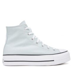Trampki Converse. Niebieskie trampki Converse, bez wzorów, retro, bez zapięcia. Za 419.99 zł.