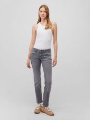 MAVI Dżinsy "Olivia" - Slim fit - w kolorze szarym rozmiar: W25/L28. Szare jeansy Mavi, l, bez wzorów, klasyczne. Za 123.45 zł.