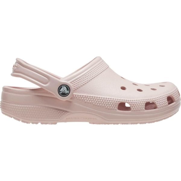 Klapki Crocs Classic. Białe klapki Crocs, bez wzorów, sportowe, bez obcasa, bez zapięcia. Za 169.99 zł.