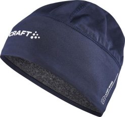 Czapka zimowa Craft Adv Windblock Fleece Hat blaze. Niebieskie czapki zimowe Craft, bez wzorów, z dzianiny. Za 163.77 zł.