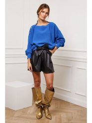 Joséfine Sweter "Burny" w kolorze niebieskim rozmiar: M. Niebieskie swetry Joséfine, m, bez wzorów, z kaszmiru, bez ramiączek. Za 187.99 zł.