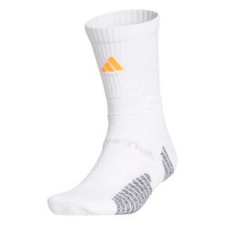 Skarpetki adidas AE. Białe skarpetki adidas, bez wzorów, z materiału. Za 120.00 zł.