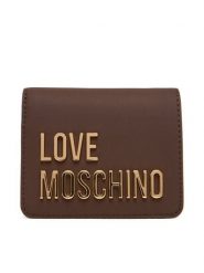 LOVE MOSCHINO Portfel JC5612PP1NKD0301 Brązowy. Brązowe portfele Love Moschino, bez wzorów, ze skóry. Za 309.99 zł.
