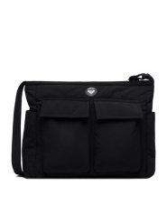 Roxy Torebka WBEOHP-ROXY-MZ-001-10 Czarny. Czarne listonoszki Roxy, bez wzorów, z materiału, bez dodatków. Za 69.99 zł.