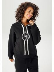 Aniston Bluza w kolorze czarnym rozmiar: 36. Czarne bluzy Aniston, bez wzorów, bez ramiączek, bez kaptura. Za 56.79 zł.