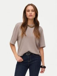 Vero Moda Sweter Silje 10320460 Szary Oversize. Szare swetry Vero Moda, m, bez wzorów, z wiskozy, bez ramiączek. Za 119.99 zł.